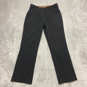 Vintage Lilly Pulitzer Women's Size 8 Black Flat Front Bootcut Dress Pants